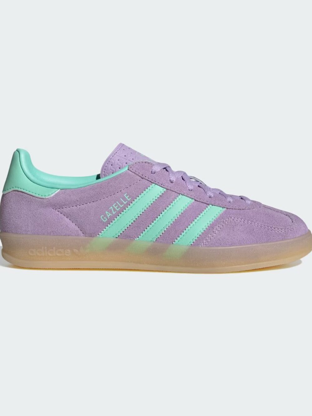 NWT Adidas Women's Gazelle Indoor 'Powder Plum Easy Green' Shoes IH6801